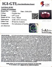 5.51 Ratti Natural Neo Burma Ruby with Govt. Lab Certificate-(5661)